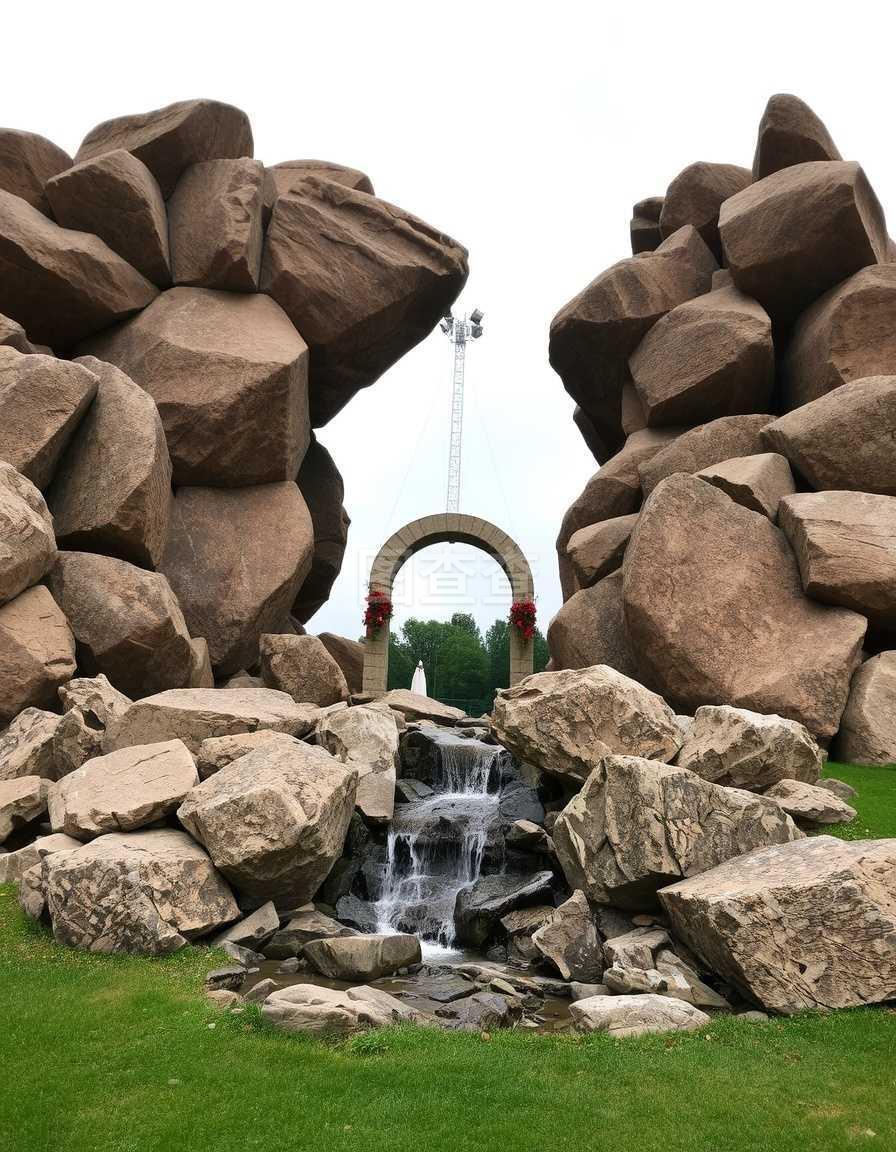 偃師景觀石采購|景觀石假山小擺件|奇石天下