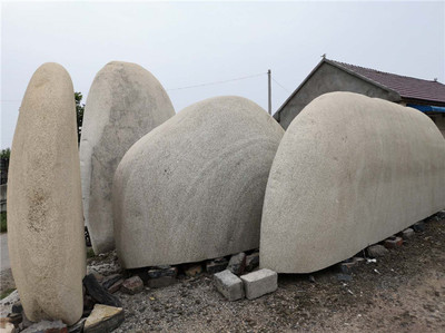 鴻勝石業 門牌刻字石頭景觀石 村牌奇石地標觀賞石頭 產地批發