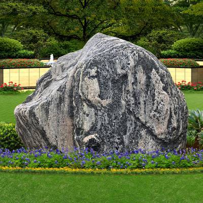 和諧景觀石 園林風景石泰山石點石刻字石 TY1