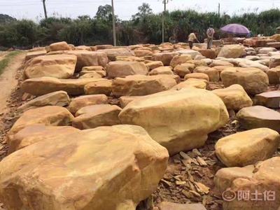 【黃蠟石廠家直銷景觀石黃蠟石園林石校園刻字石】英德市望埠鎮興旺奇石場 - 產品庫