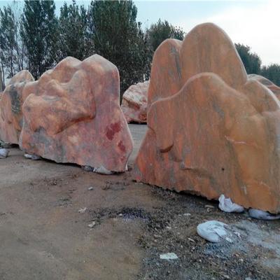 魯石匠石業熱銷大型景觀刻字石 黃蠟石 天然景觀石圖片_高清圖_細節圖