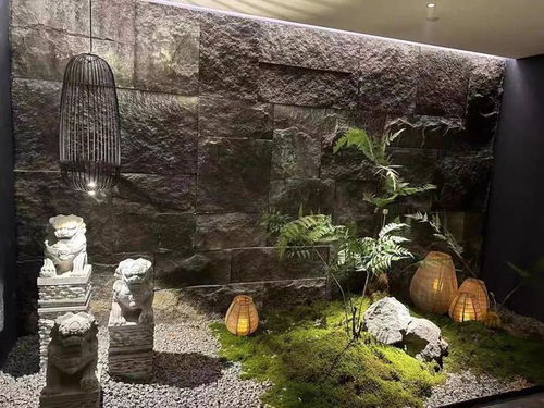 天然石材景觀石 打造優美室內背景墻的藝術