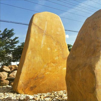 生態(tài)園黃蠟石 可定制免費刻字的景觀石之選